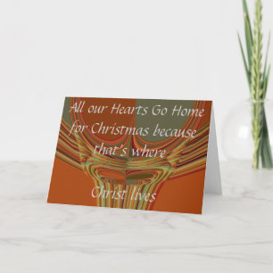 African Traditional Earth Contemporary Art Print   Holiday Card