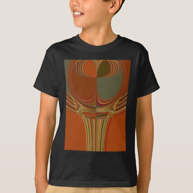 African Traditional Earth Contemporary Art Print   T-Shirt (Front)