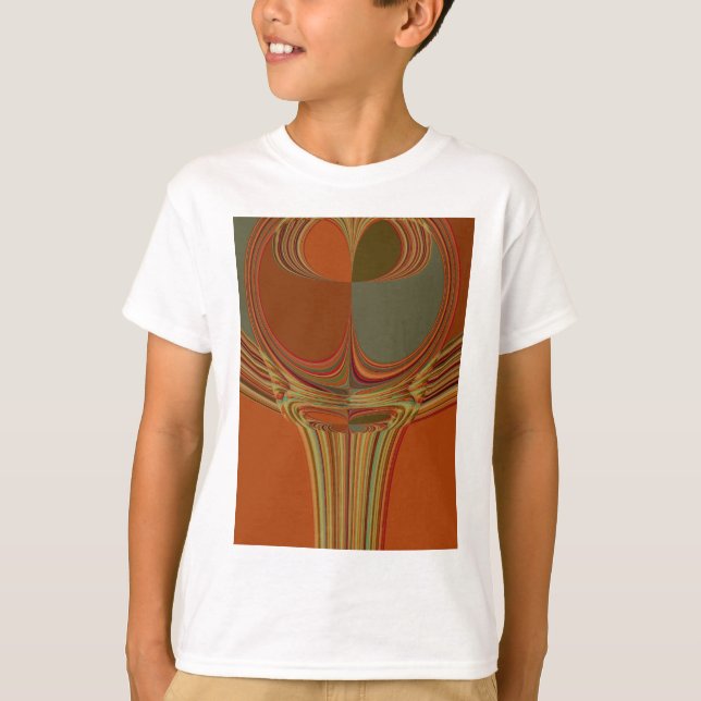 African Traditional Earth Contemporary Art Print   T-Shirt (Front)