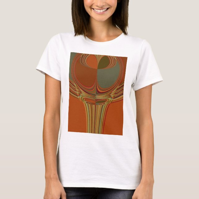 African Traditional Earth Contemporary Art Print   T-Shirt (Front)