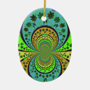 African Traditional Hakuna Matata Colors.png Ceramic Tree Decoration