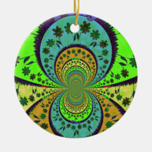 African Traditional Hakuna Matata Colours.png Ceramic Tree Decoration