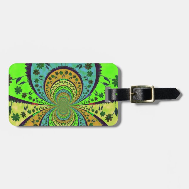 African Traditional Hakuna Matata Colours.png Luggage Tag (Front Horizontal)