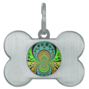 African Traditional Hakuna Matata Colours.png Pet ID Tag
