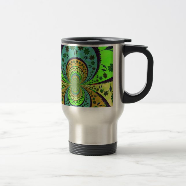 African Traditional Hakuna Matata Colours.png Travel Mug (Right)