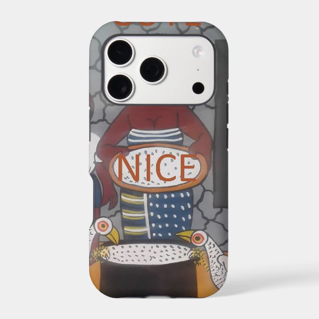 African Traditional Homestead Lifestyle Art Print (Back)