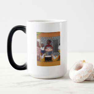 African Traditional Homestead Lifestyle Magic Mug
