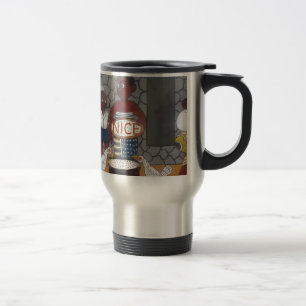 African Traditional Homestead Lifestyle Travel Mug