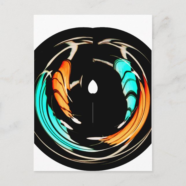 African Traditional Pattern Art Print Postcard (Front)