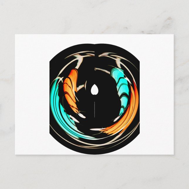 African Traditional Pattern Art Print Postcard (Front)