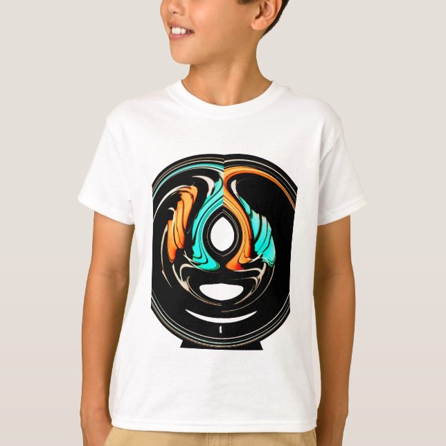 African Traditional Pattern Art Print T-Shirt (Front)