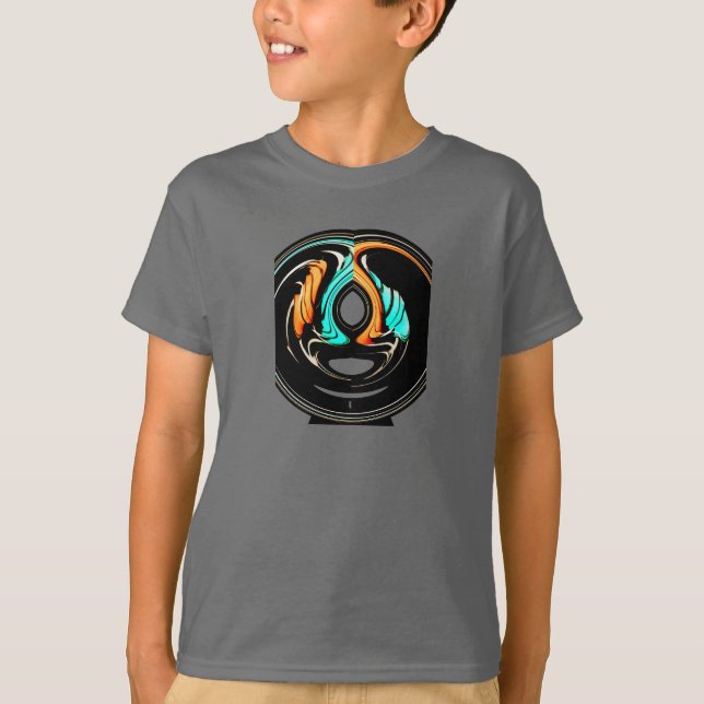 African Traditional Pattern Art Print T-Shirt (Front)