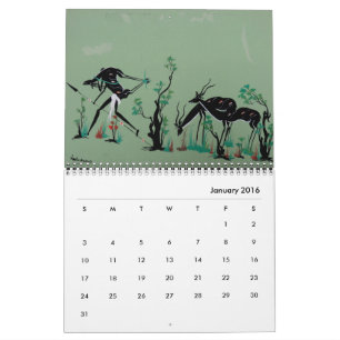 African Tribal Art Calendar