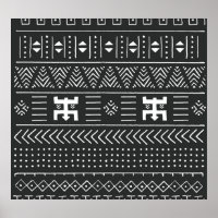 African Tribal Art: Geometric Black & White