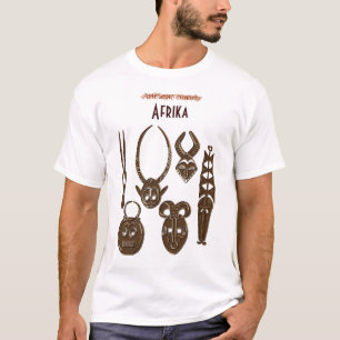 AFRICAN TRIBAL ART T-shirt