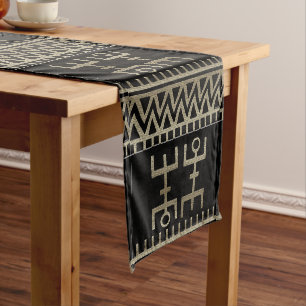 African Tribal Dance  Short Table Runner