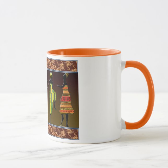African Tribal Foot Stomp Mug (Right)