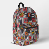 African tribal geometric pattern, monogram