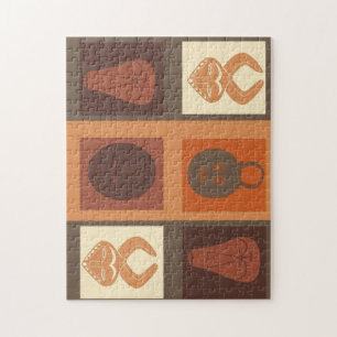 african tribal jigsaw puzzle