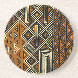 African Tribal Kuba Design Coaster