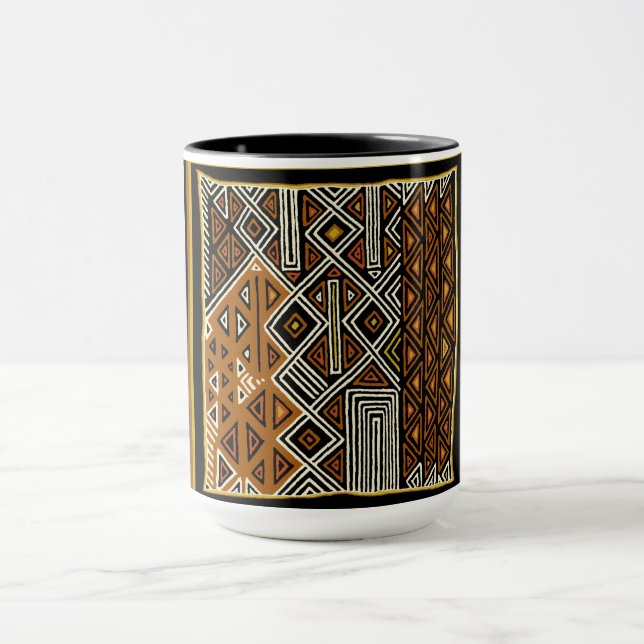 African Tribal Kuba Design Mug (Center)