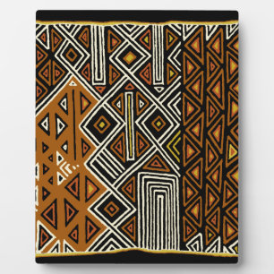 African Tribal Kuba Design Plaque