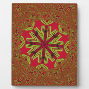 African Tribal Mandala Plaque