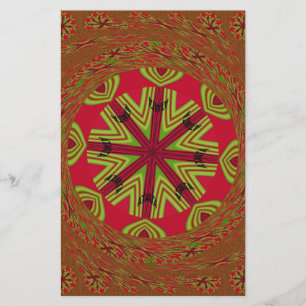 African Tribal Mandala Stationery
