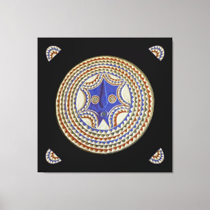 African Tribal Mask Canvas Print
