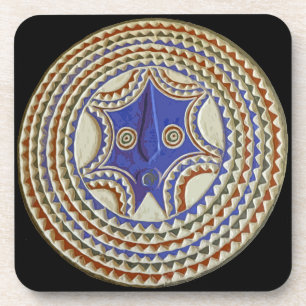 African Tribal Mask Coaster