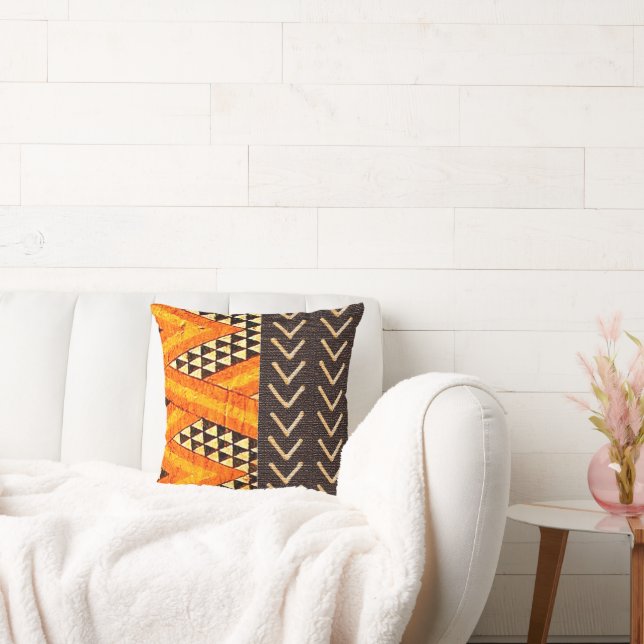 African Tribal Mud Cloth Cushion (Couch)