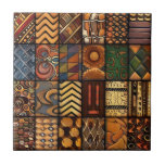 African Tribal Pattern Ceramic Tile<br><div class="desc">African tribal pattern ceramic tile</div>