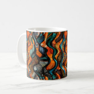 African Tribal Pattern Coffee Mug