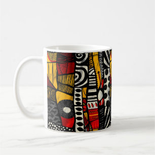 African Tribal Pattern Coffee Mug
