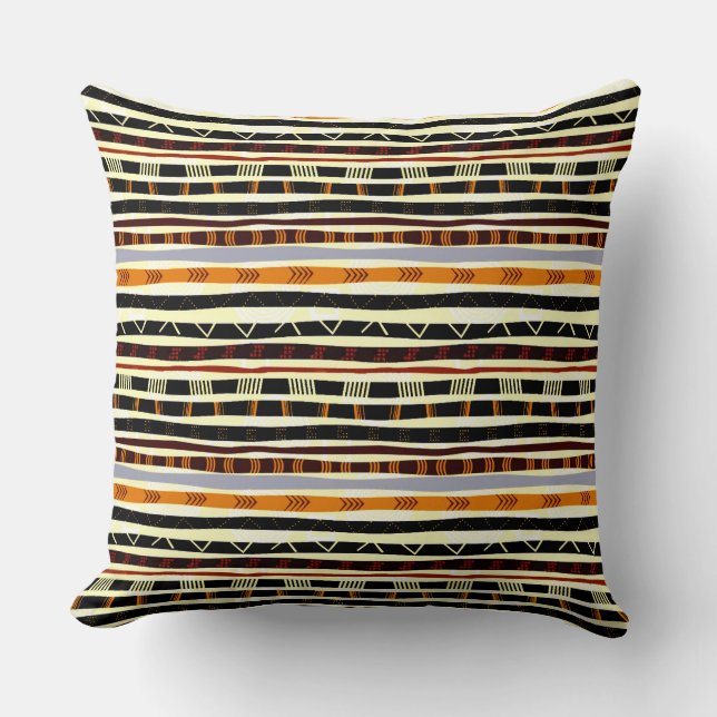 African Tribal Pattern  Cushion (Front)