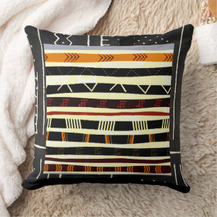 African Tribal Pattern Cushion