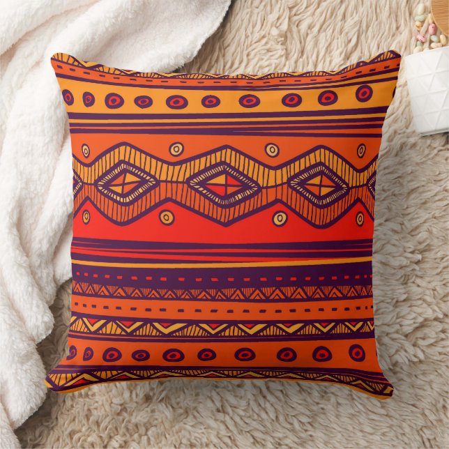 African Tribal Pattern home decor pillow (Blanket)