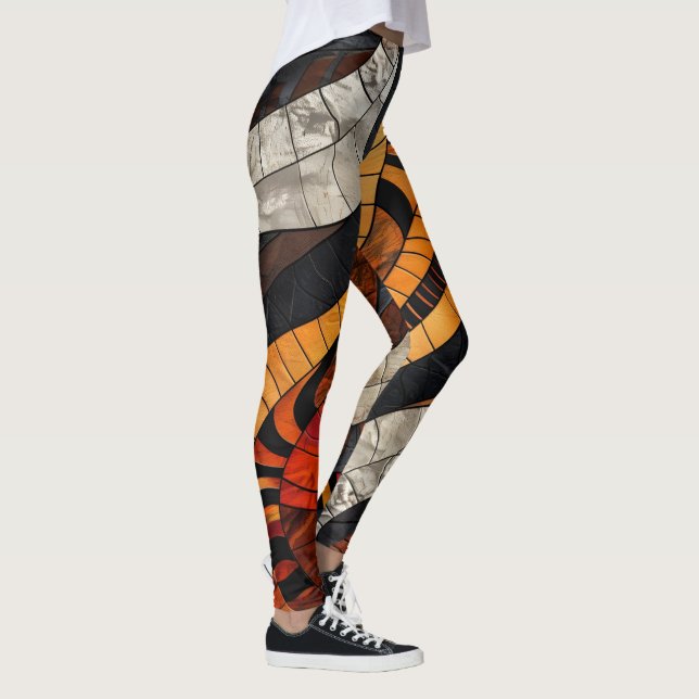 African Tribal Pattern Leggings (Right)
