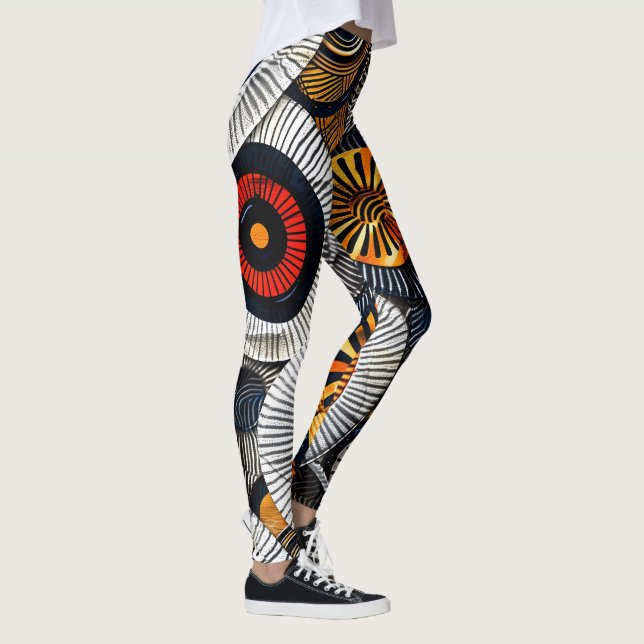 African Tribal Pattern Leggings (Right)