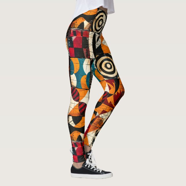 African Tribal Pattern Leggings (Right)
