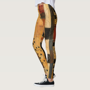 African Tribal Pattern Leggings