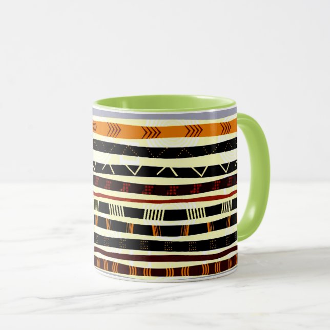 African Tribal  Pattern Mug (Front Right)