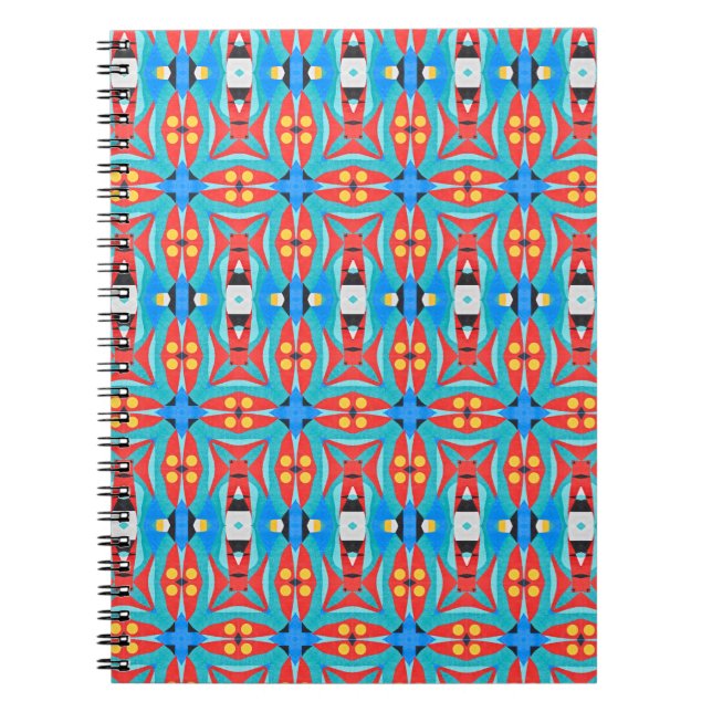 African Tribal Pattern Notebook (Front)