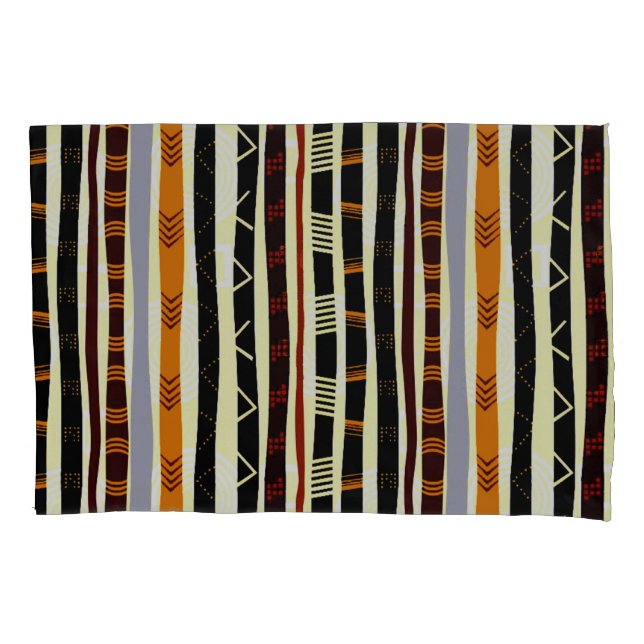 African Tribal Pattern Pillowcase (Front)
