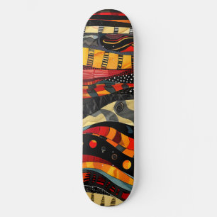 African Tribal Pattern Skateboard