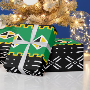 African Tribal Pattern Wrapping Paper