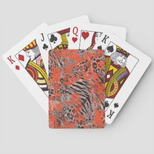 African, tribal. playing cards