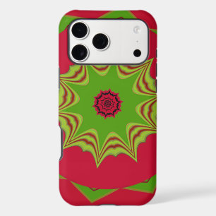 African Tribal Red & Green Mandala