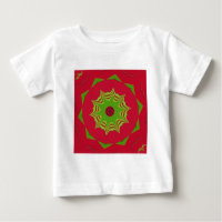 African Tribal Red & Green Mandala