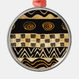African Tribal Shaman Design Metal Tree Decoration
